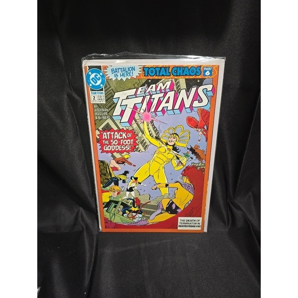 Sealed 1992 DC Team Titans Total Chaos‎ Part 6 OCT No. 2